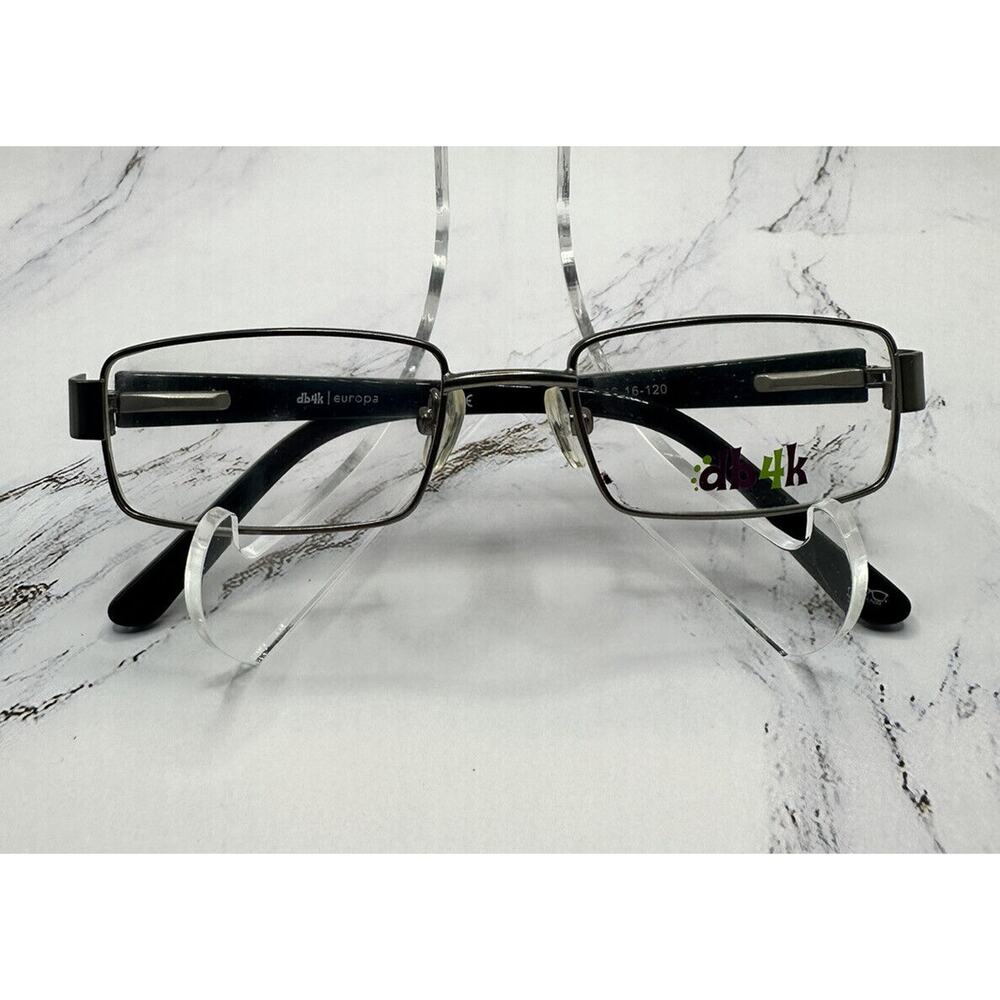 DB4K By Europa-Camo-Kids Eyeglasses-Color Gunmetal/Grey-Size-46-16 w/CASE-NEW